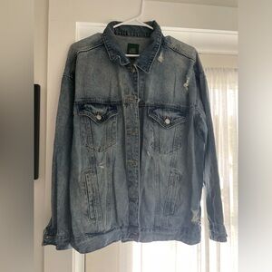 WILD FABLE Distressed Denim Jacket
